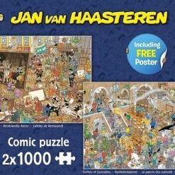 Jan Van Haasteren A Trip To The Museum Puzzel - 2 X 1000 Stukjes (without Gift) -Exporteren puzzels winkel 550x406 3