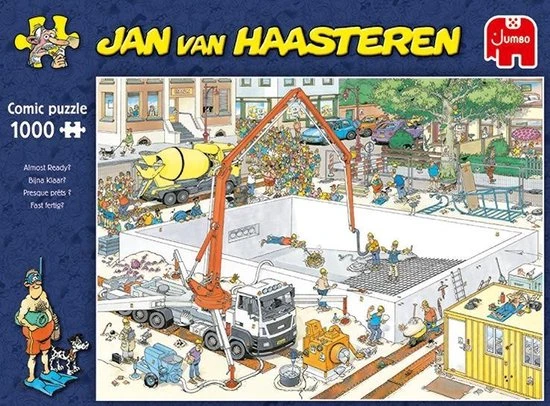 Jan Van Haasteren Bijna Klaar Puzzel - 1000 Stukjes 12 Jan Van Haasteren Bijna Klaar Puzzel - 1000 Stukjes - Afbeelding 10