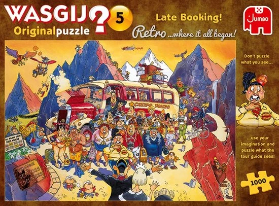 Wasgij Retro Original 5 Last-minute Boeking! Puzzel - 1000 Stukjes 12 Wasgij Retro Original 5 Last-minute Boeking! Puzzel - 1000 Stukjes - Afbeelding 10