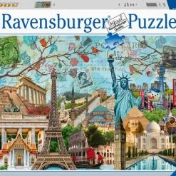Ravensburger Puzzel Big City Collage - Legpuzzel - 5000 Stukjes -Exporteren puzzels winkel 550x406 68