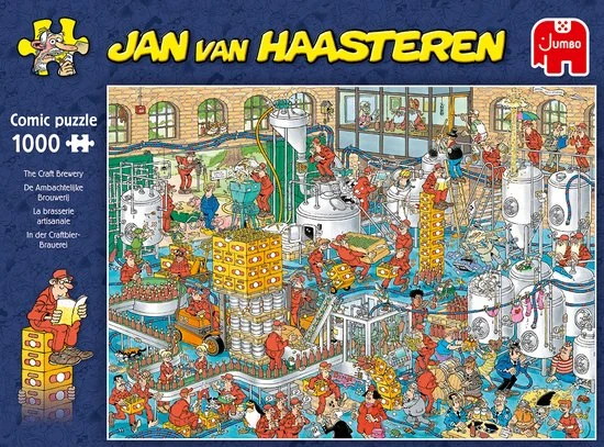 Jan Van Haasteren De Ambachtelijke Brouwerij Puzzel - 1000 Stukjes 8 Jan Van Haasteren De Ambachtelijke Brouwerij Puzzel - 1000 Stukjes - Afbeelding 6