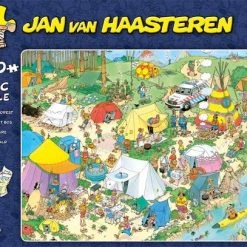 Jan Van Haasteren Kamperen In Het Bos Puzzel - 2000 Stukjes -Exporteren puzzels winkel 550x407 44
