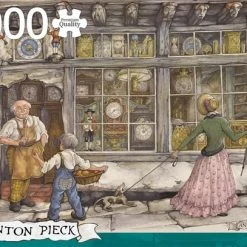 Jumbo Premium Collection Puzzel Anton Pieck De Klokkenwinkel - Legpuzzel - 1000 Stukjes -Exporteren puzzels winkel 550x407 50