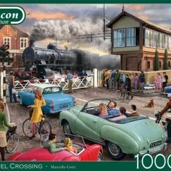 Falcon Puzzel The Level Crossing - Legpuzzel - 1000 Stukjes -Exporteren puzzels winkel 550x407 52