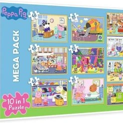Trefl Peppa Pig 10-in-1 Puzzel - 20/35/48 Stukjes -Exporteren puzzels winkel 550x407 63