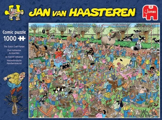 Jan Van Haasteren Oud Hollandse Ambachten Puzzel - 1000 Stukjes 4 Jan Van Haasteren Oud Hollandse Ambachten Puzzel - 1000 Stukjes - Afbeelding 2
