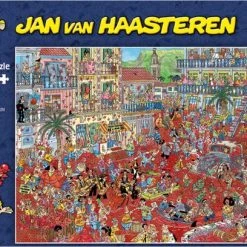 Jan Van Haasteren La Tomatina Puzzel - 1000 Stukjes -Exporteren puzzels winkel 550x408 12