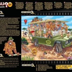 Wasgij Original 31 Safari Spektakel! Puzzel - 1000 Stukjes -Exporteren puzzels winkel 550x408 22