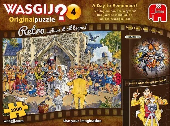 Wasgij Retro Original 4 Een Dag Om Nooit Te Vergeten! Puzzel - 1000 Stukjes 11 Wasgij Retro Original 4 Een Dag Om Nooit Te Vergeten! Puzzel - 1000 Stukjes - Afbeelding 9