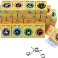 Enjoy Puzzles IQ Puzzels 3D - Metaal - 32 Stuks - Breinbrekers - Traktatie -Exporteren puzzels winkel 550x409 8