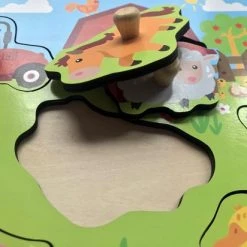 Pucts Houten Puzzel Boerderij Dieren Vanaf 1 Jaar -Exporteren puzzels winkel 550x412 17