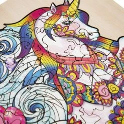 Grafix Houten Puzzel Unicorn | Unieke Puzzelstukjes In Vorm Van Fantasie Thema | 130 Puzzelstukjes | Puzzel Voor Kinderen En Volwassenen | Formaat 30 X 22.5 CM | Cadeau Voor Jong En Oud -Exporteren puzzels winkel 550x412 29
