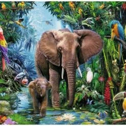 Ravensburger Puzzel Olifanten In De Jungle - Legpuzzel - 150XXL Stukjes -Exporteren puzzels winkel 550x412 48