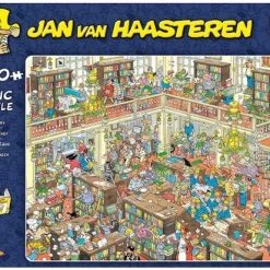 Jan Van Haasteren De Bibliotheek Puzzel - 2000 Stukjes -Exporteren puzzels winkel 550x413