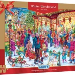 Puzzel Gibsons Christmas Limited Edition Winter Wonderland 1000 Stukjes
