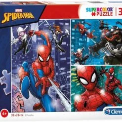 Spider-Man Puzzel Puzzle - 3 Puzzles In 1 - 3 X 48 - Vanaf 4 Jaar - Clementoni - Spiderman -Exporteren puzzels winkel 550x417 13