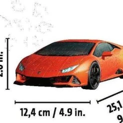 Ravensburger Lamborghini Huracan Evo - 3D Puzzel - 108 Stukjes -Exporteren puzzels winkel 550x418