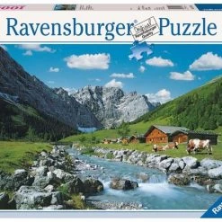 Ravensburger Puzzel Karwendelgebergte, Oostenrijk - Legpuzzel - 1000 Stukjes -Exporteren puzzels winkel 550x419 12