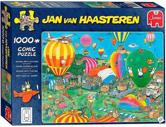 Jan Van Haasteren Hoera! Nijntje 65 Jaar Puzzel - 1000 Stukjes 3 Jan Van Haasteren Hoera! Nijntje 65 Jaar Puzzel - 1000 Stukjes