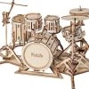 Robotime 3D Houtenpuzzel Muziekinstrument Drumstel, TG409, 19x13,5x11cm - 6946785116816 -Exporteren puzzels winkel 550x421 28