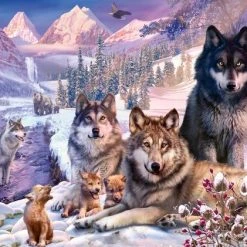 Ravensburger Puzzel Wolven In De Sneeuw - Legpuzzel - 2000 Stukjes -Exporteren puzzels winkel 550x421 34