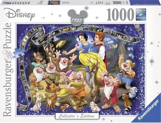 Ravensburger Disney Princess Sneeuwwitje - Legpuzzel - 1000 Stukjes 3 Ravensburger Disney Princess Sneeuwwitje - Legpuzzel - 1000 Stukjes