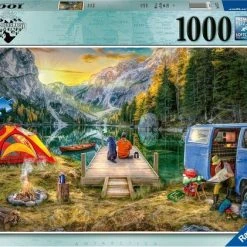 Ravensburger Puzzel Rustige Kampeerplek - Legpuzzel - 1000 Stukjes -Exporteren puzzels winkel 550x421 45