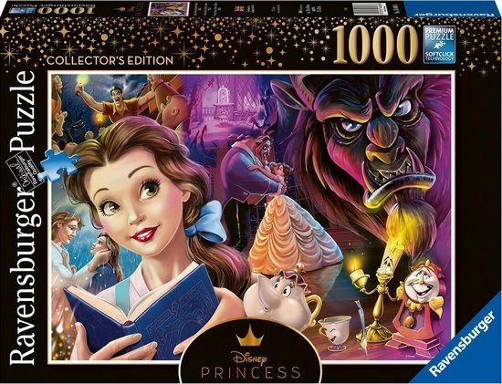 Ravensburger Puzzel Disney Princess Belle - Legpuzzel - 1000 Stukjes 3 Ravensburger Puzzel Disney Princess Belle - Legpuzzel - 1000 Stukjes