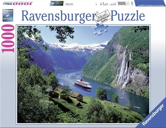 Ravensburger Puzzel Noors Fjord - Legpuzzel - 1000 Stukjes 3 Ravensburger Puzzel Noors Fjord - Legpuzzel - 1000 Stukjes