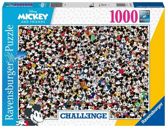 Ravensburger Puzzel Challenge Mickey - Legpuzzel - 1000 Stukjes 3 Ravensburger Puzzel Challenge Mickey - Legpuzzel - 1000 Stukjes