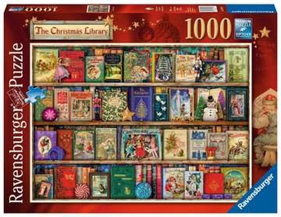 Ravensburger Puzzel The Christmas Library - Legpuzzel - 1000 Stukjes 7 Ravensburger Puzzel The Christmas Library - Legpuzzel - 1000 Stukjes - Afbeelding 5