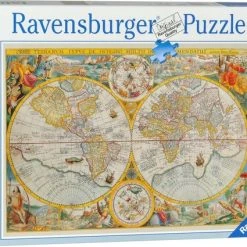 Ravensburger Puzzel Wereldkaart 1594 - Legpuzzel - 1500 Stukjes -Exporteren puzzels winkel 550x425 4