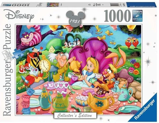 Ravensburger Puzzel Alice In Wonderland - Legpuzzel - 1000 Stukjes 3 Ravensburger Puzzel Alice In Wonderland - Legpuzzel - 1000 Stukjes