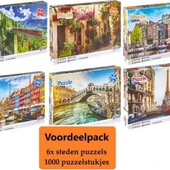 Grafix Voordeelpack 6x Puzzel 1000 Stukjes Volwassenen | Verschillende Steden Puzzels | Afmeting 50 X 70 CM | Legpuzzel 9 Grafix Voordeelpack 6x Puzzel 1000 Stukjes Volwassenen | Verschillende Steden Puzzels | Afmeting 50 X 70 CM | Legpuzzel -Exporteren puzzels winkel 550x426 6