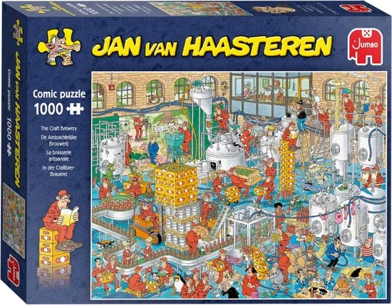 Jan Van Haasteren De Ambachtelijke Brouwerij Puzzel - 1000 Stukjes 10 Jan Van Haasteren De Ambachtelijke Brouwerij Puzzel - 1000 Stukjes - Afbeelding 8