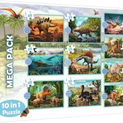 Trefl Dino`s 10-in-1 Puzzel - 20/35/48 Stukjes