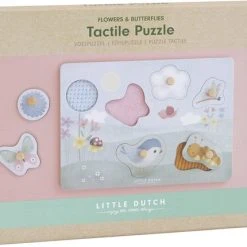 Little Dutch Voelpuzzel Flowers & Butterflies FSC -Exporteren puzzels winkel 550x430