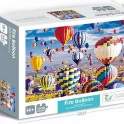 Happy Puzzle Puzzel Volwassenen 1000 Stukjes - Legpuzzels ''Vuurballon'' 50*70 Cm - Met Extra Voorbeeldposter - Museum Puzzel - Natuur - Dieren - Stad - Kunst - Hobby Speelgoed - Legpuzzels Volwassenen Kinderen- Puzzels -Exporteren puzzels winkel 550x432 6