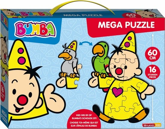 Bumba Mega Vloerpuzzel 16 Stukken - 60 Cm Groot - In Een Koffertje 8 Bumba Mega Vloerpuzzel 16 Stukken - 60 Cm Groot - In Een Koffertje - Afbeelding 6