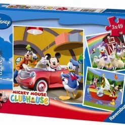 Ravensburger Puzzel Disney Mickey Mouse: Iedereen Houdt Van Mickey - 3x49 Stukjes - Kinderpuzzel -Exporteren puzzels winkel 550x433 4