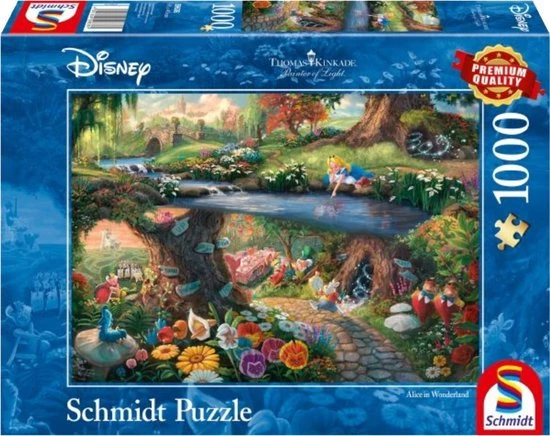 Schmidt Puzzel Disney Alice In Wonderland - 1000 Stukjes - 12+ 3 Schmidt Puzzel Disney Alice In Wonderland - 1000 Stukjes - 12+