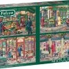 Falcon Puzzel Corner Shops - Legpuzzel - 4x1000 Stukjes -Exporteren puzzels winkel 550x438 13