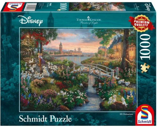 Schmidt 101 Dalmatians - Puzzel (1000) 3 Schmidt 101 Dalmatians - Puzzel (1000)