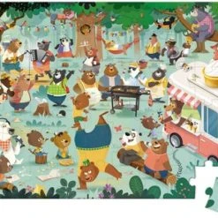 Janod Koffer Puzzel 54st - Family Bears -Exporteren puzzels winkel 550x446 5