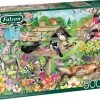 Falcon Puzzel Spring Garden Birds - Legpuzzel - 500 Stukjes -Exporteren puzzels winkel 550x447