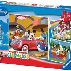 Ravensburger Puzzel Disney Mickey Mouse: Iedereen Houdt Van Mickey - 3x49 Stukjes - Kinderpuzzel -Exporteren puzzels winkel 550x447 13