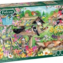 Falcon Puzzel Spring Garden Birds - Legpuzzel - 500 Stukjes