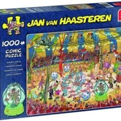 Jan Van Haasteren Acrobaten Circus Puzzel - 1000 Stukjes -Exporteren puzzels winkel 550x449 3