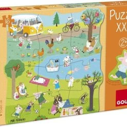 Goula XXL Legpuzzel - Naar Buiten - 16 Stukjes
