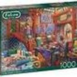 Falcon Puzzel The Quilt Shop - Legpuzzel - 1000 Stukjes -Exporteren puzzels winkel 550x451 29